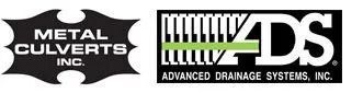 Logos for Metal Culverts Inc. and Advanced Drainage Systems (ADS).