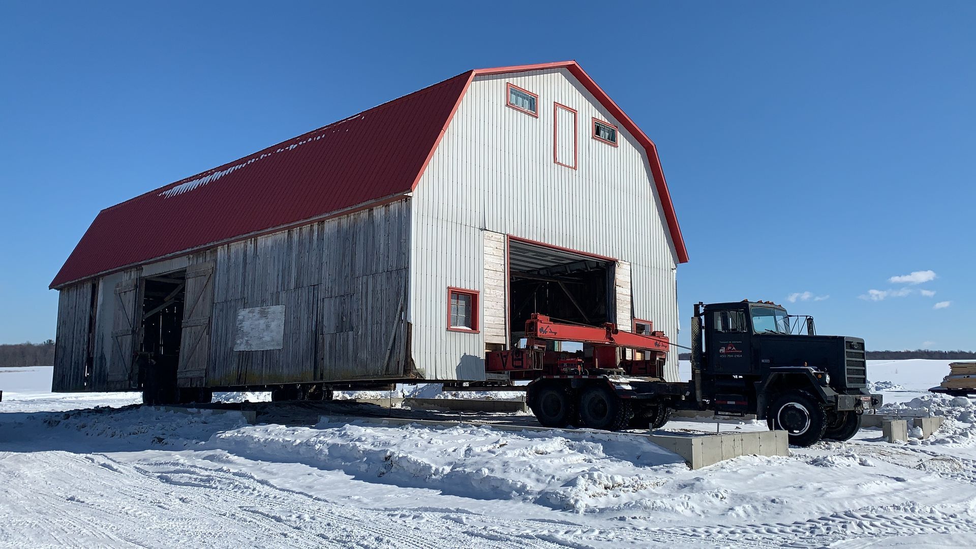 Déplacement de bâtiments Transport Laferrière