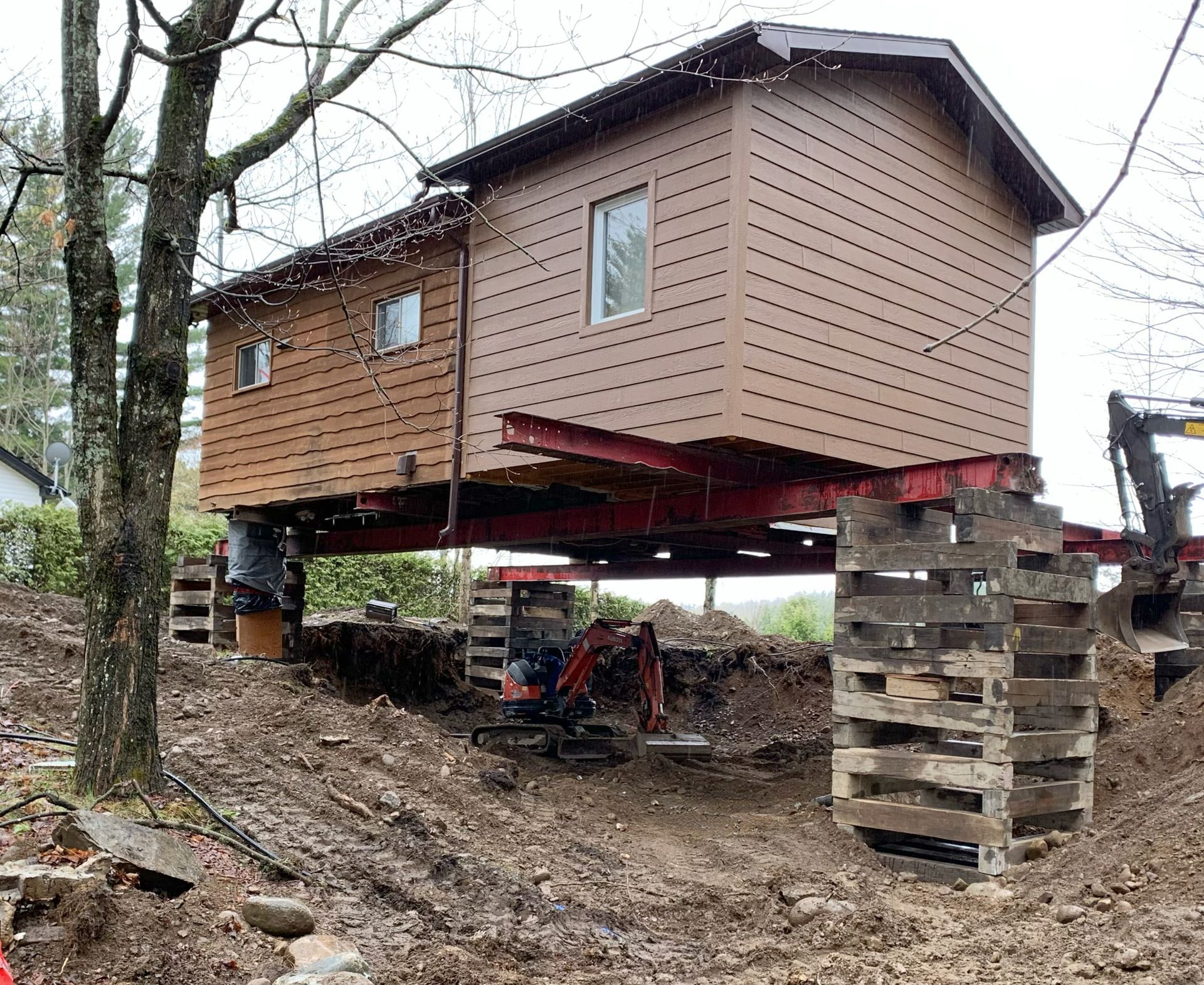Levage de maison
