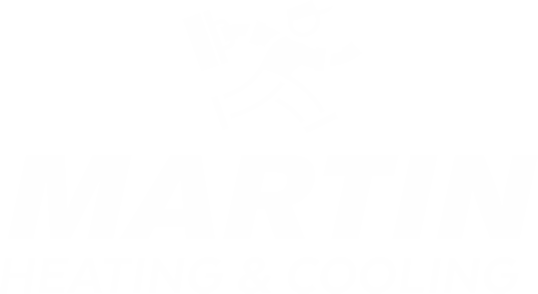 Martin Logo A white background with a few lines on it