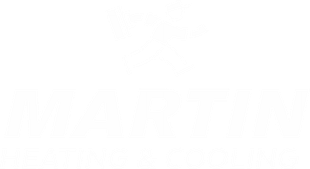 Martin Logo A white background with a few lines on it