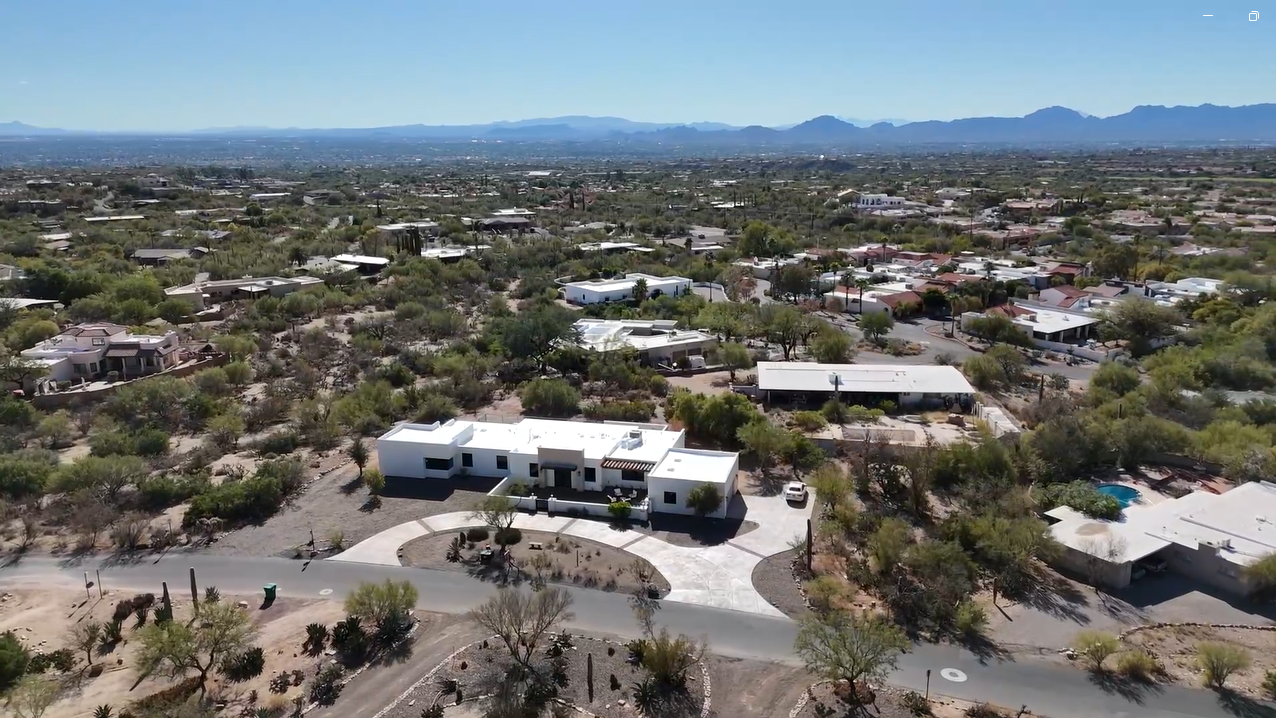Custom home in Catalina Foothills north of Tucson, Arizona