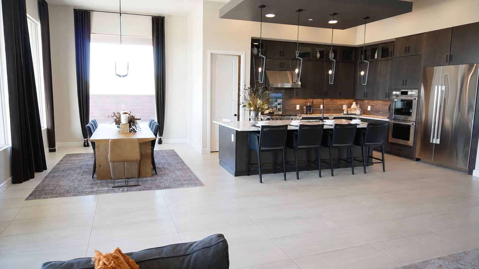 Manzanita Floor Plan by Fairfield Homes in Tucson, Arizona - dining room and kitchen 