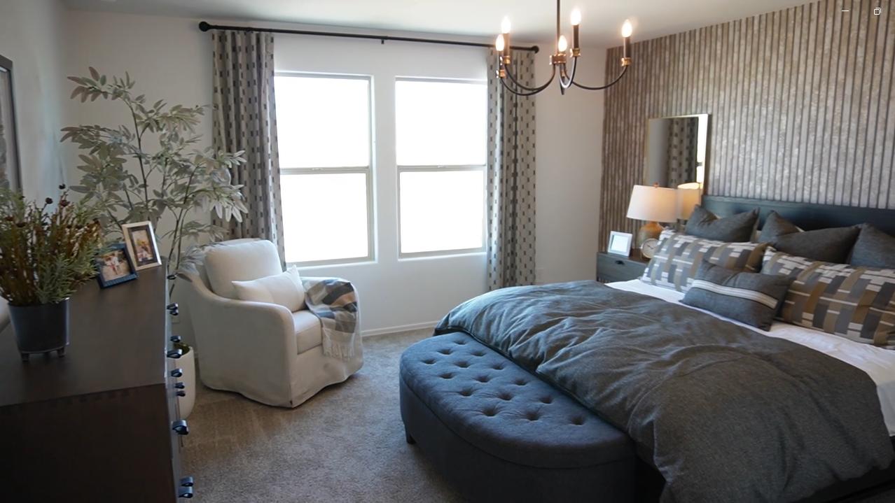 Inside D.R. Horton's Kate floor plan in Coronet, Gladden Farms - primary suite