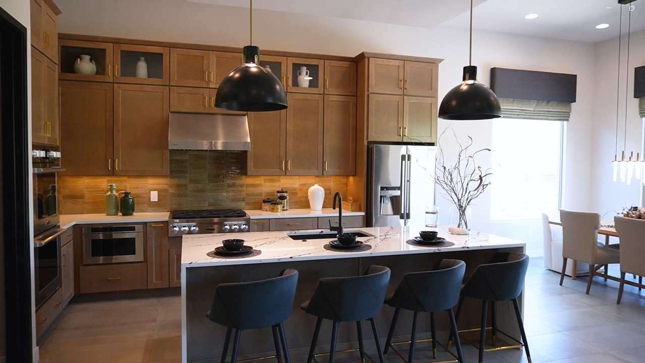 Inside Fairfield Homes' 3-BR Acacia floor plan in Dove Mountain, Marana, Arizona 
