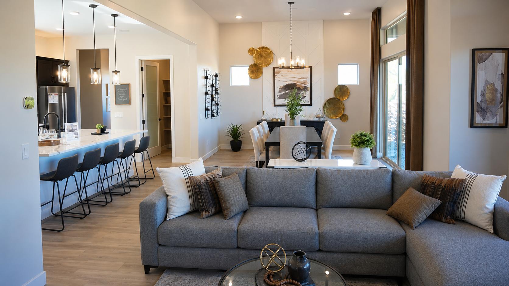 Inside Mattamy Homes' model unit at Tortolita Vistas in Marana, AZ.