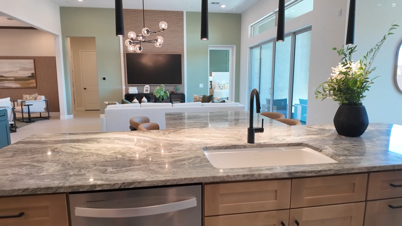 Inside the largest floor plan at Covena Pointe in Rocking K - Vail, Arizona
