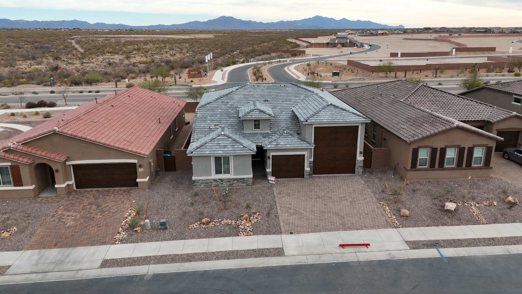 New Richmond American Homes with massive RV garages in Vail, Arizona
