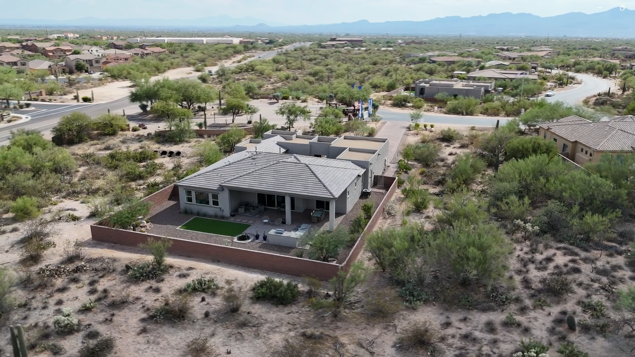 Model home for Tortolita Vistas, a new construction community by Mattamy Homes in Marana, Arizona