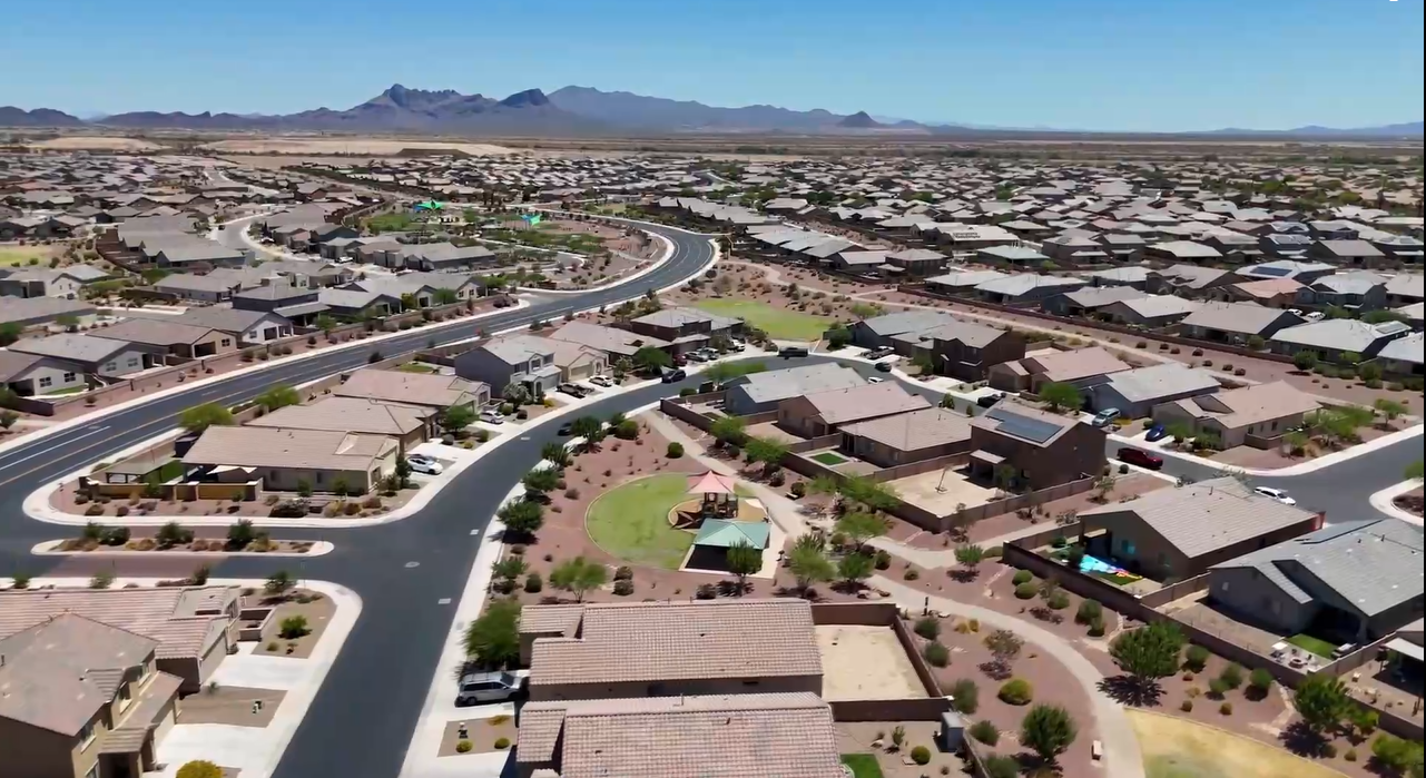 New construction community in Marana, Arizona