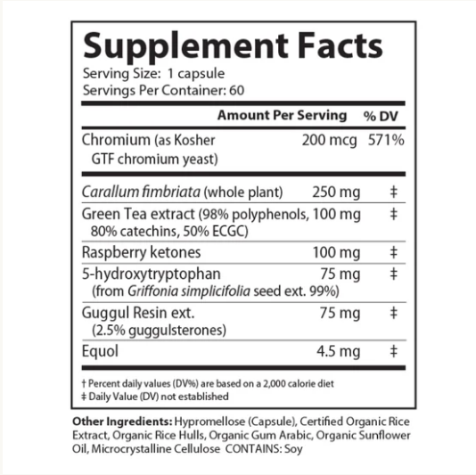 Blue bottle of Desbio Equislim dietary supplement with white cap and label.