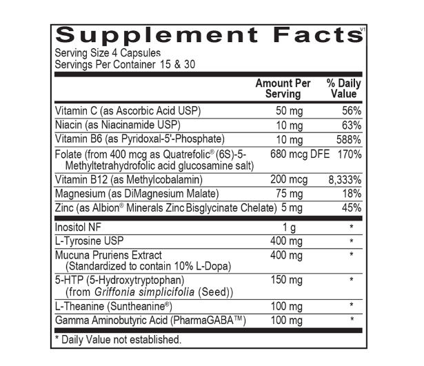 CereVive dietary supplement bottle with black cap and blue label on white background