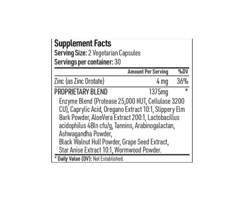 White supplement bottle labeled “Liver Medic Candida Complex” with blue and gray accents