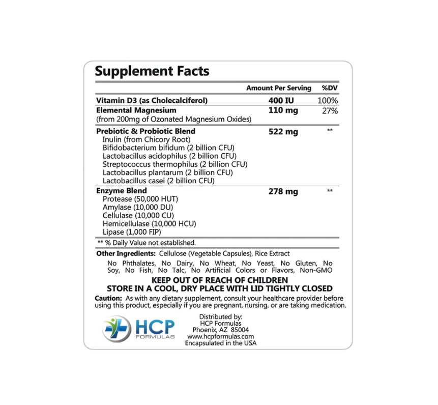 White bottle of Abzorb nutritional supplement with green and gold label on a white background