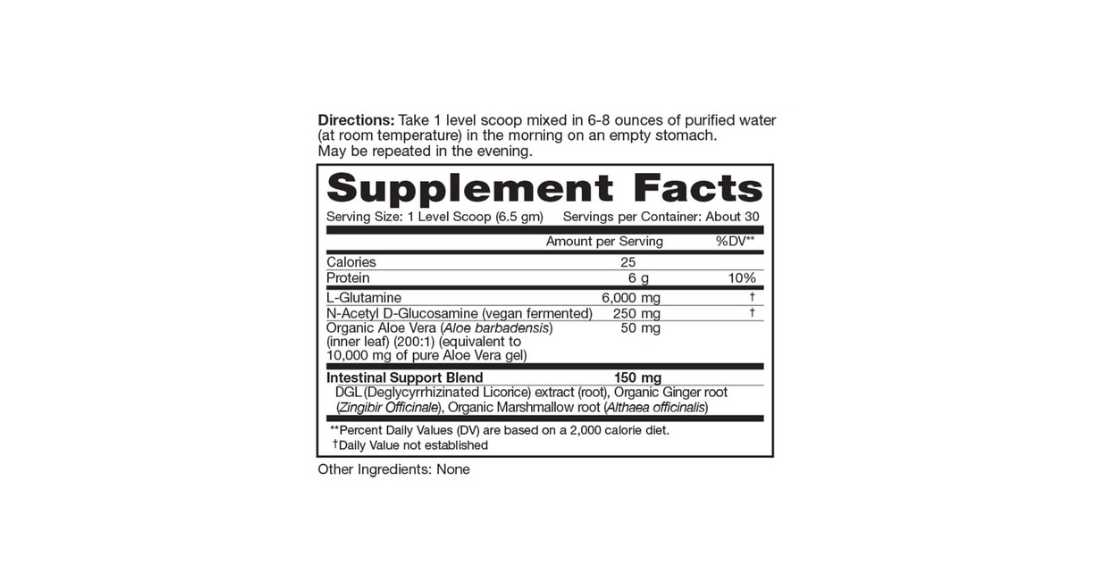 Vitamin Pro Naturals Advanced Gut Renew supplement jar with white lid and green label