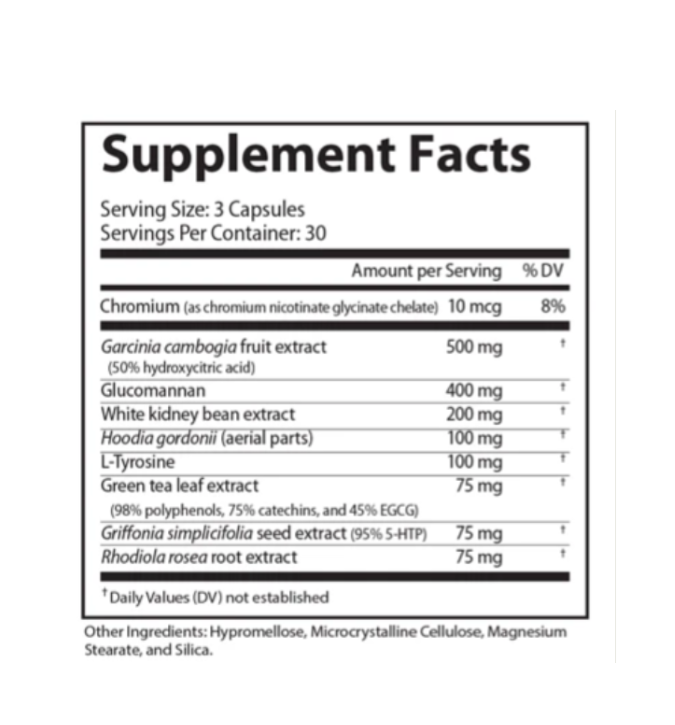 Blue DESBIO Cerve Control dietary supplement bottle, 90 capsules