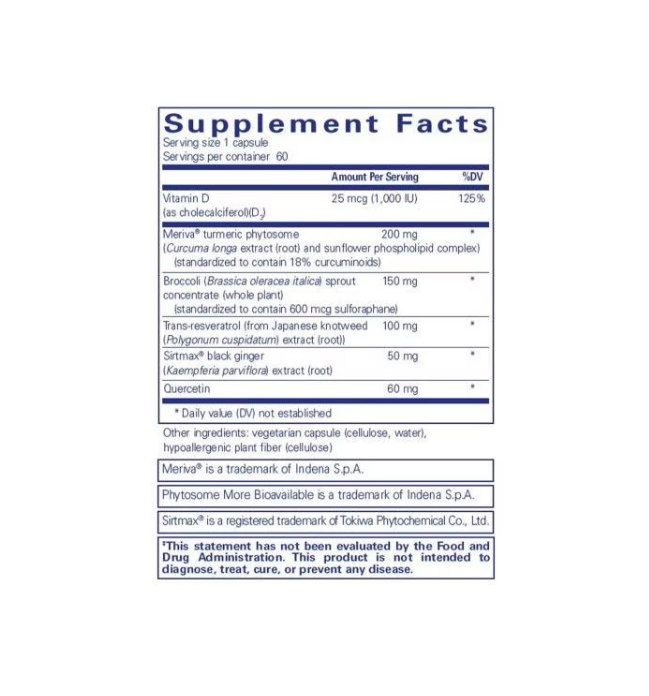 Pure Encapsulations Balanced Immune dietary supplement bottle with white cap and blue label
