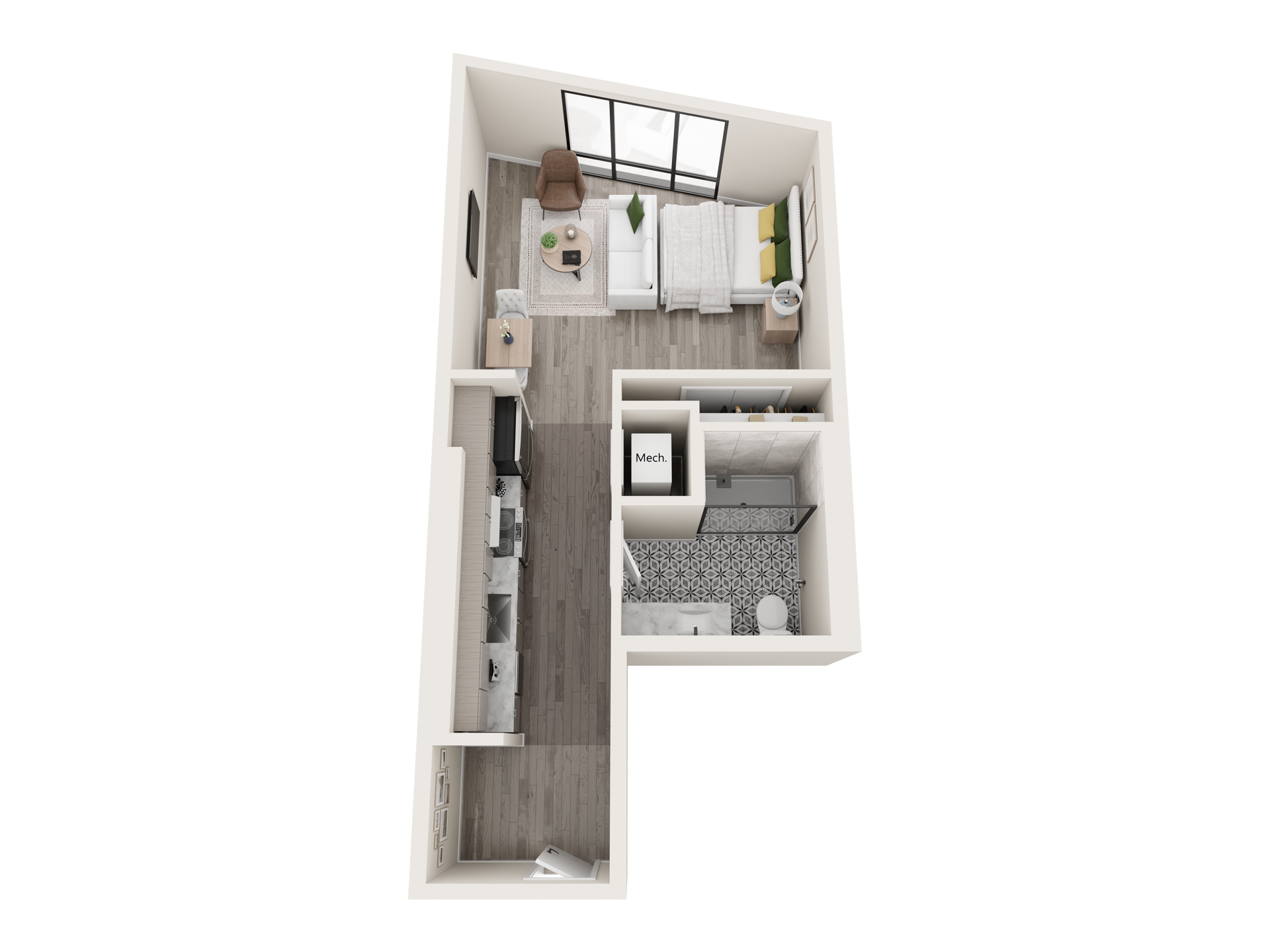 The Greylock Dollhouse Floor Plan