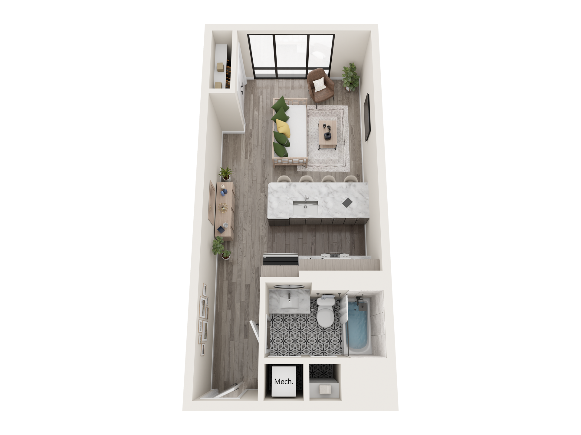 The Bowery Dollhouse Floor Plan