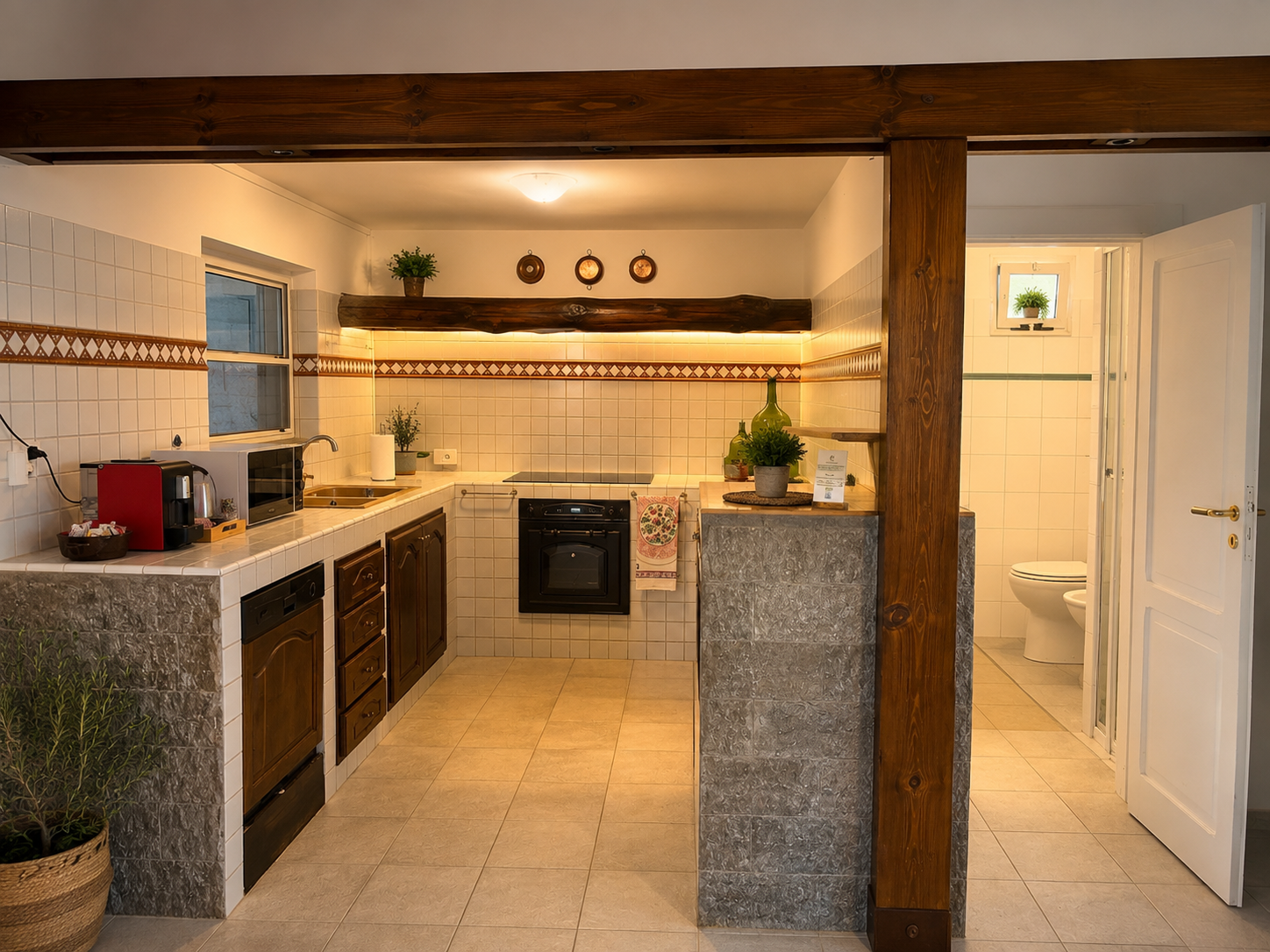 cucina appartamento orchidea
