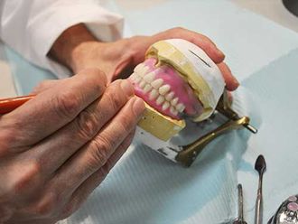 Woman patient receiving a Dental Cleaning – Dentistry in Lebanon, MO