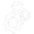 A black and white drawing of a bear and a flower.