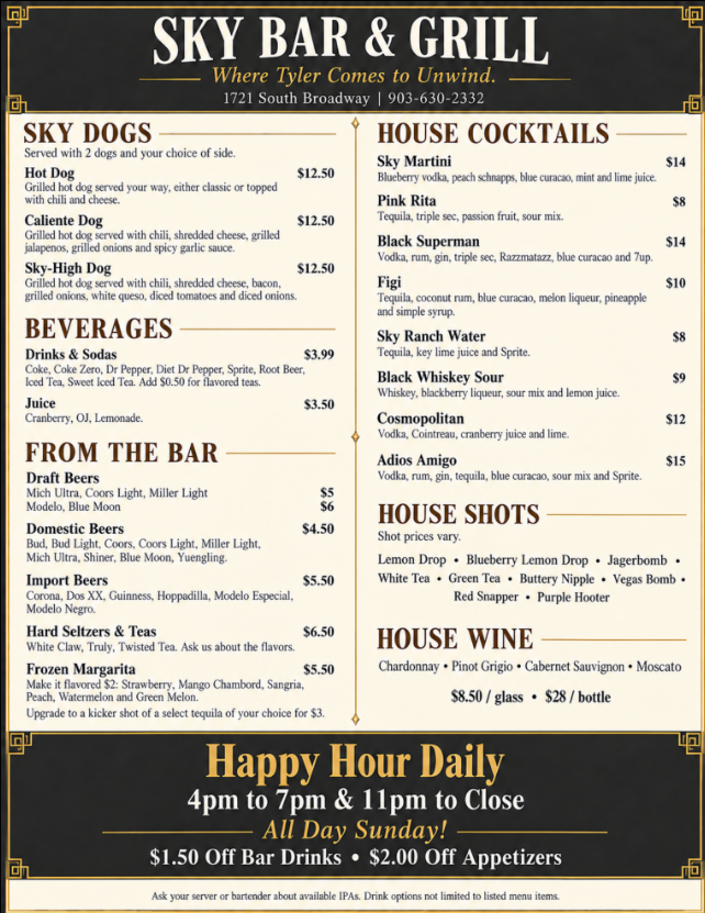 Hand holding a menu with small printed text in a dimly lit restaurant setting