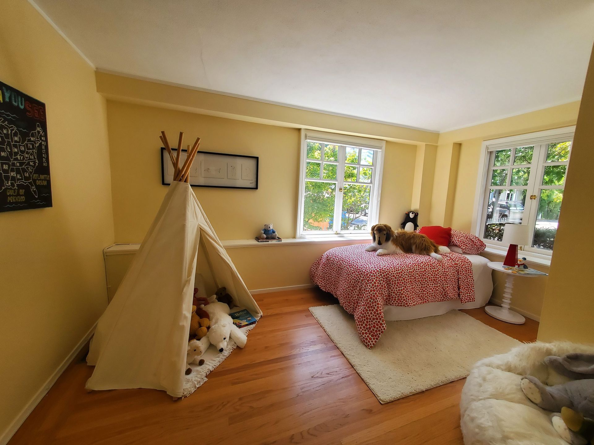staged living room