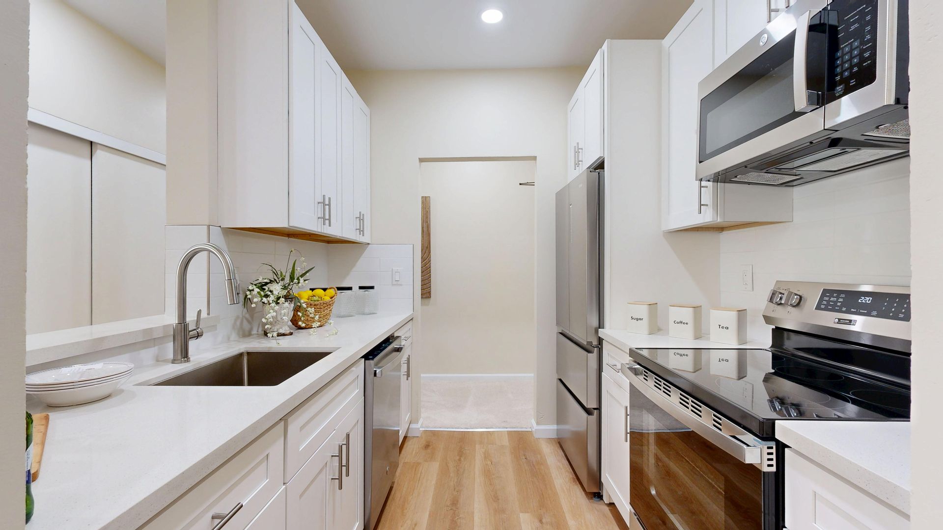 galley kitchen