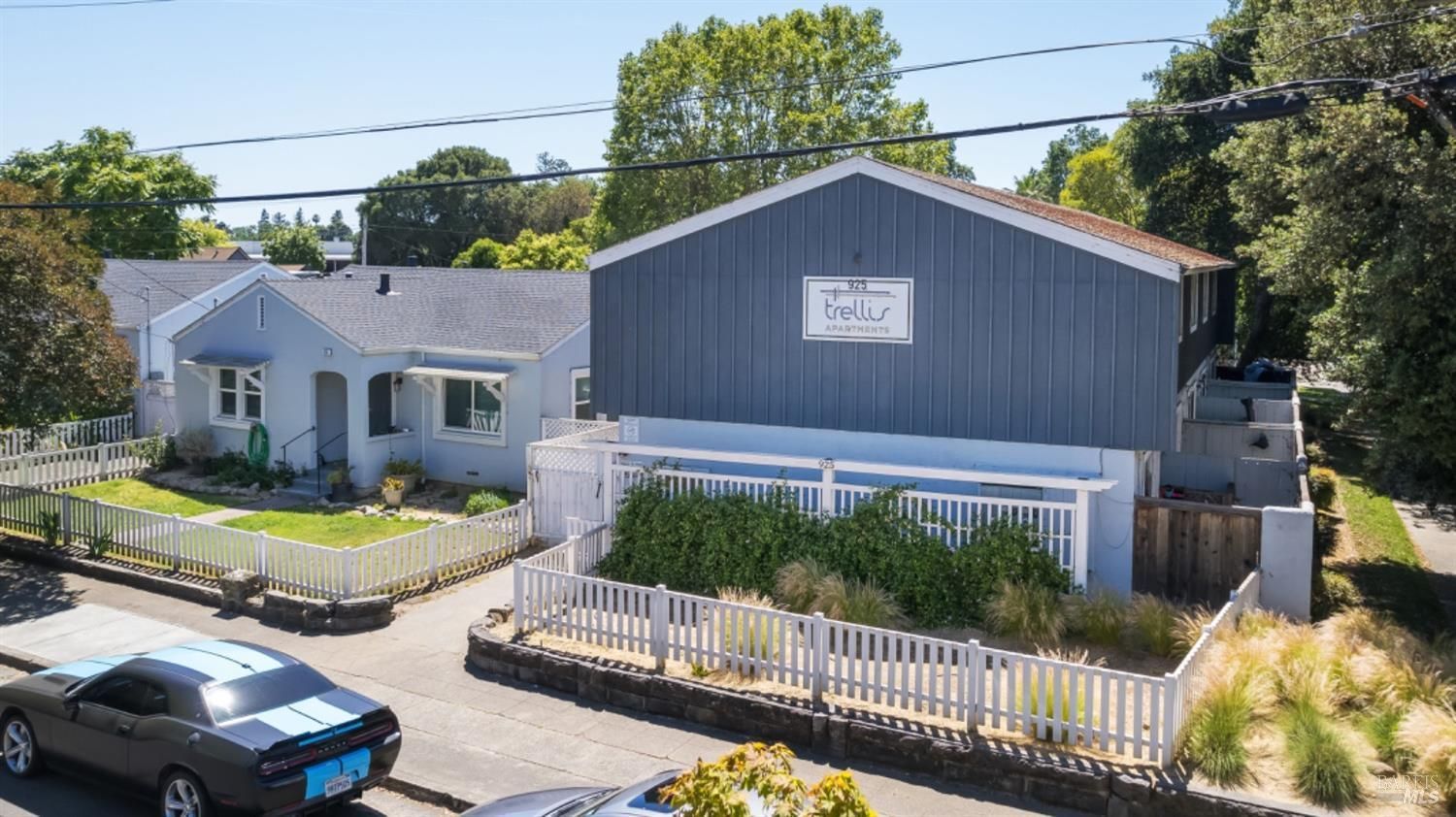 exterior view white picket fence ripley