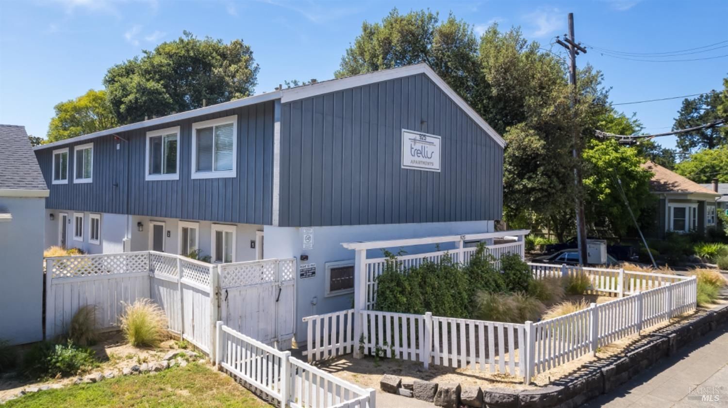 exterior view white picket fence ripley