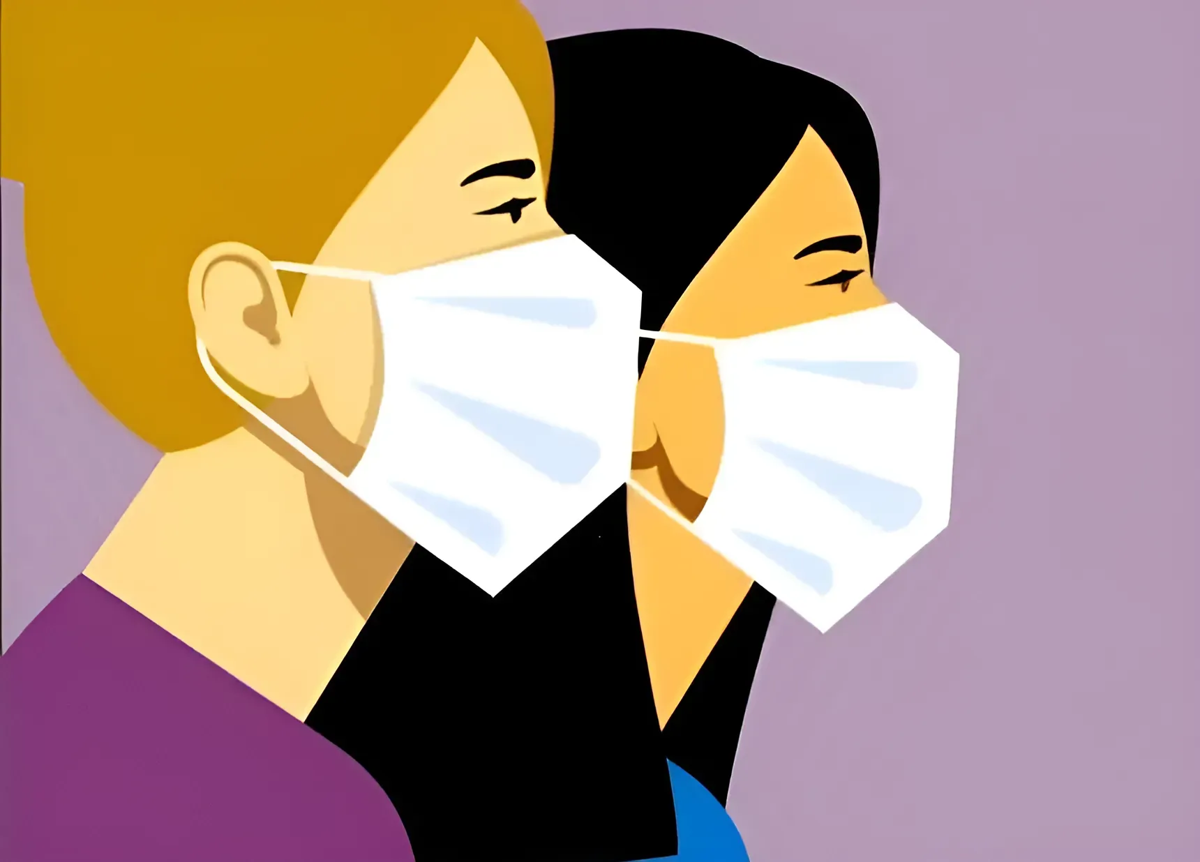 A Man and a Woman Wearing Face Masks — Townsville Accounting In Hyde Park, QLD