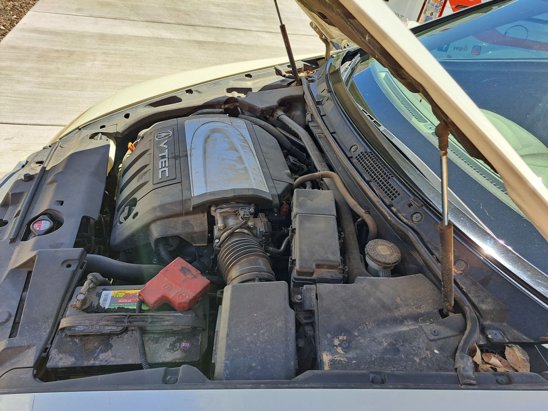 Before Engine Cleaning Honda Civic In Albuquerque, NM