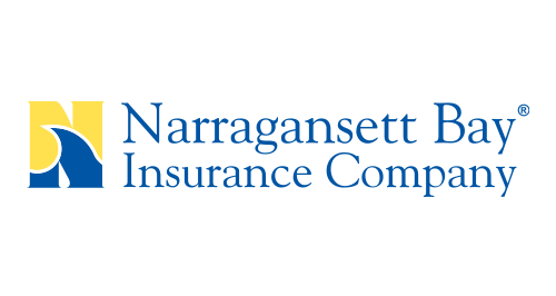 Narragansett Bay Insurance Company logo with blue and gold stylized N icon
