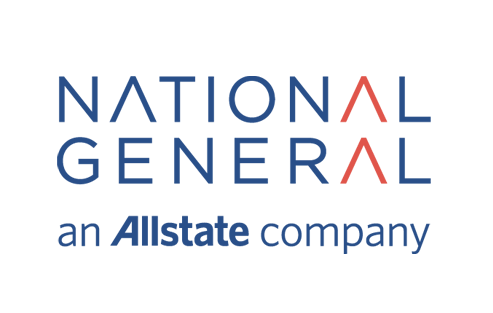 National General logo with “an Allstate company” tagline in blue and red