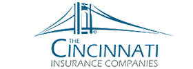 The Cincinnati Insurance Companies logo with a blue bridge graphic above the company name.