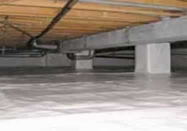 Crawl Space Vaper Barrier
