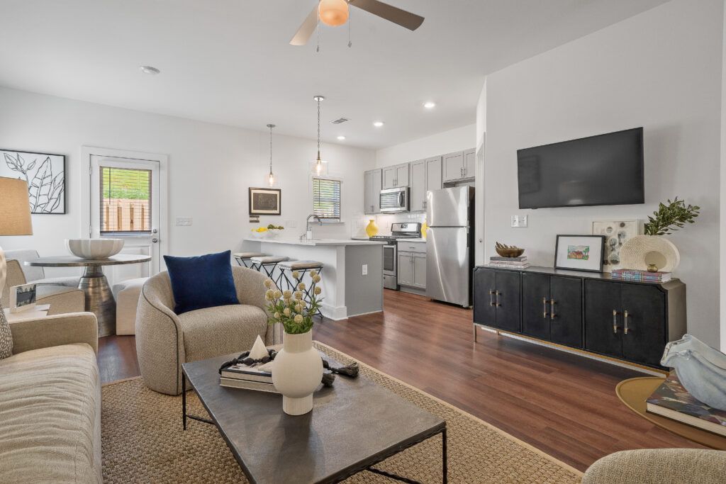 Inside one of the new homes at The Heights