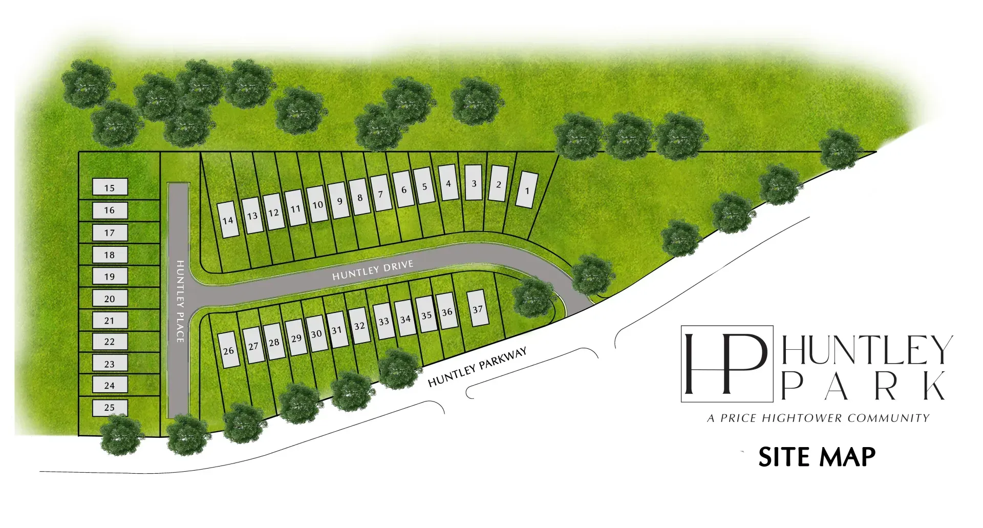 Huntley Park site map for Fairin Realty