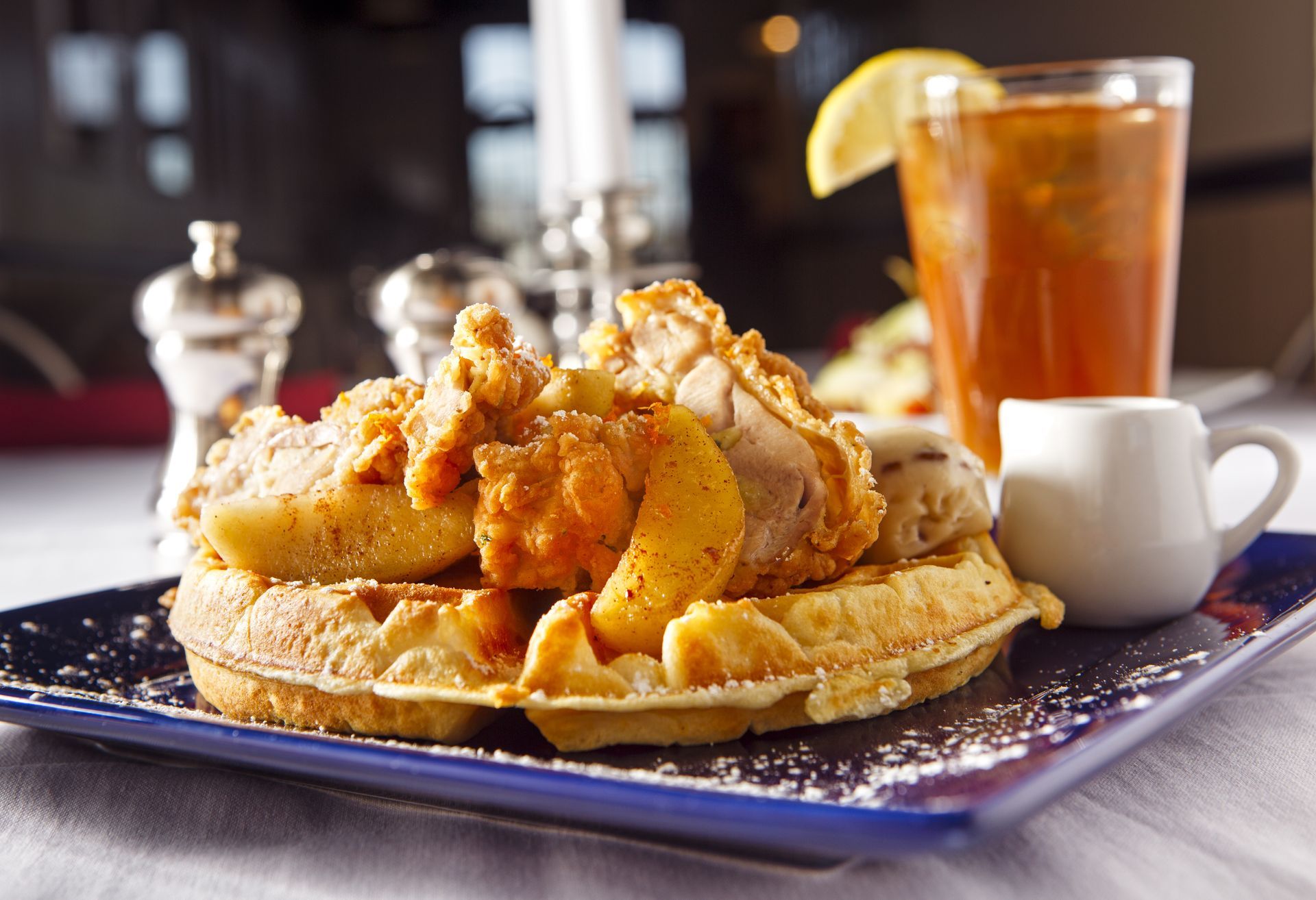 Chicken and waffles