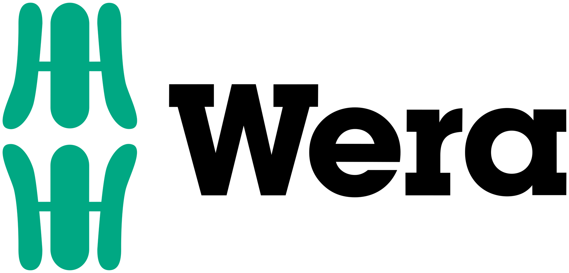 Logo Wera con icona stilizzata