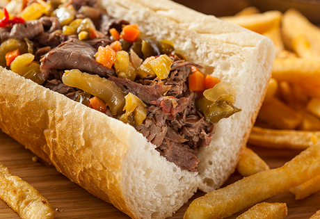 Italian Beef Sandwich — Streamwood, IL — Papa Carmignani’s