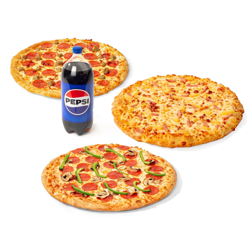 3 LARGE PIZZA DEAL