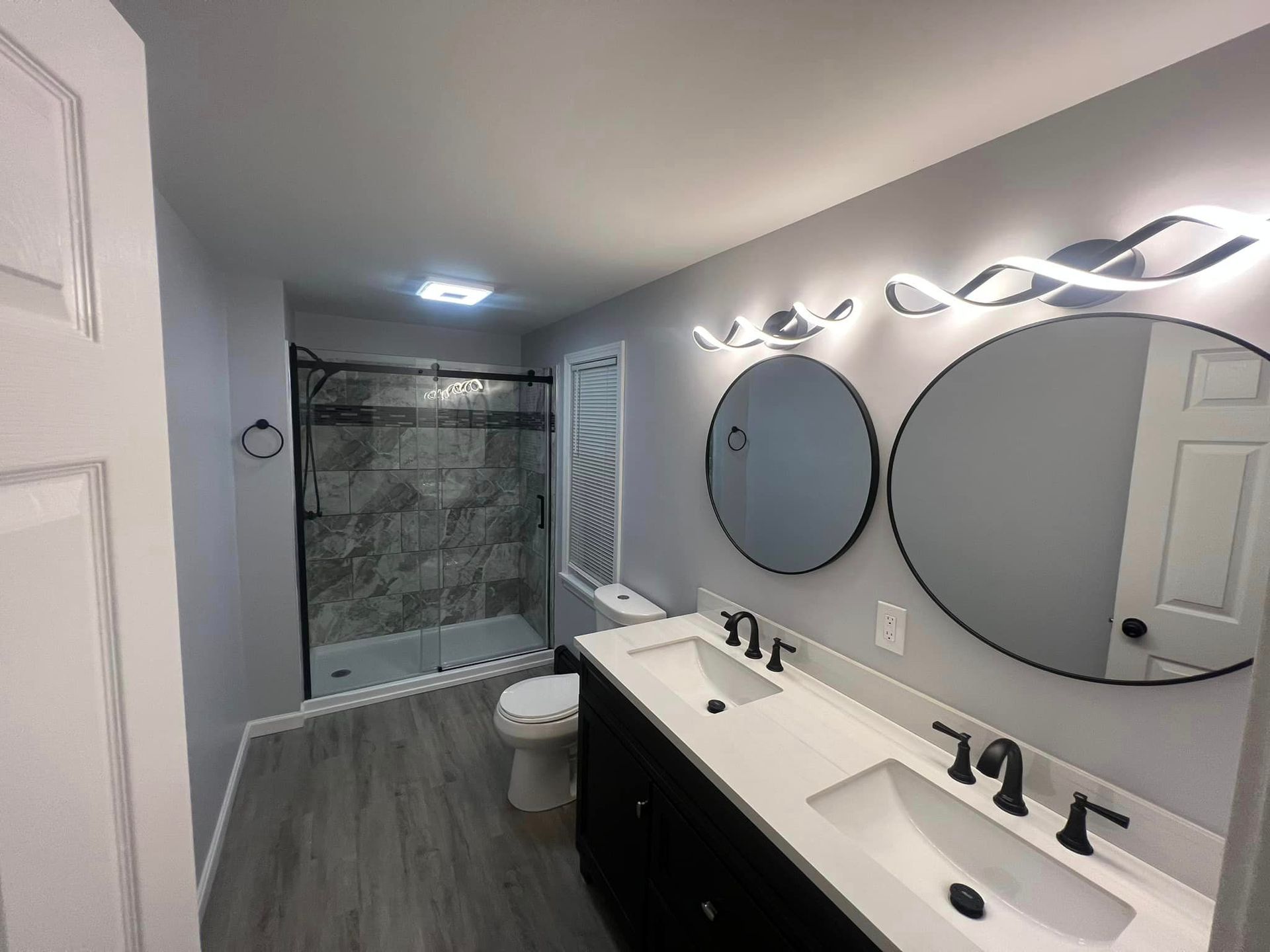 Photo of renovated bathroom