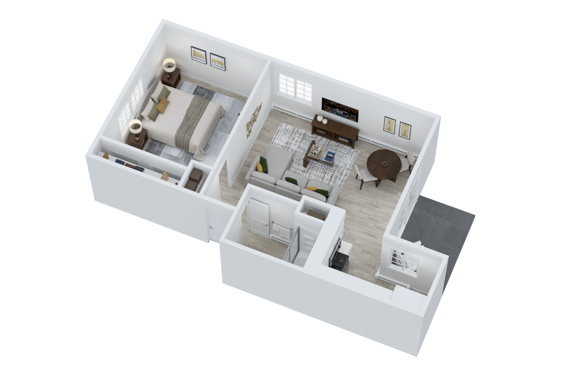 1 Bedroom Medium Platinum