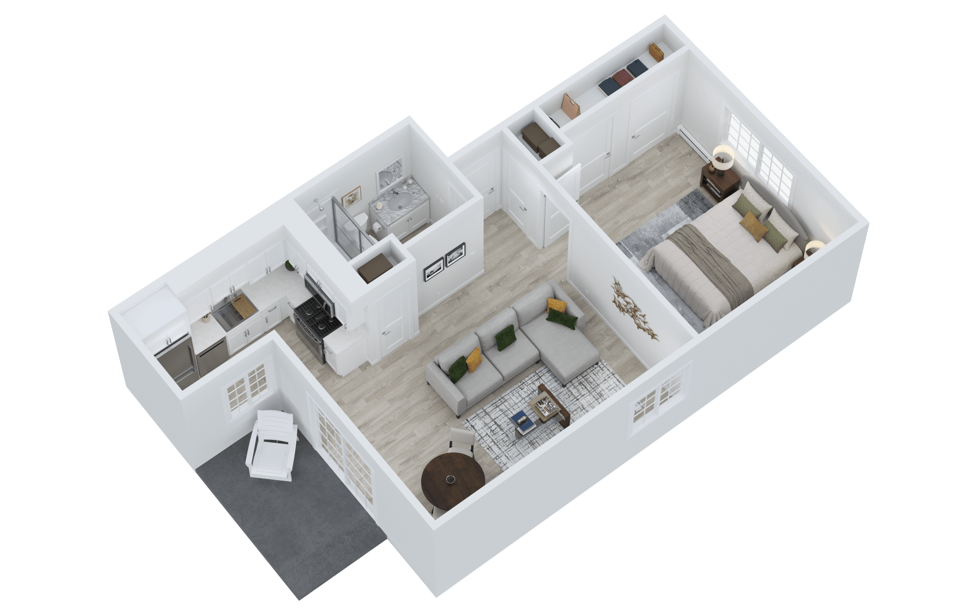 1 Bedroom Medium Platinum