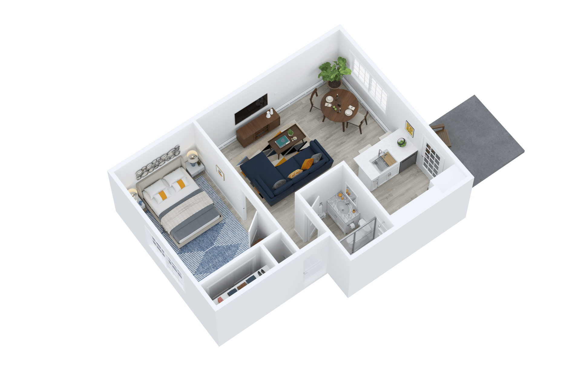 1 Bedroom Small II Platinum
