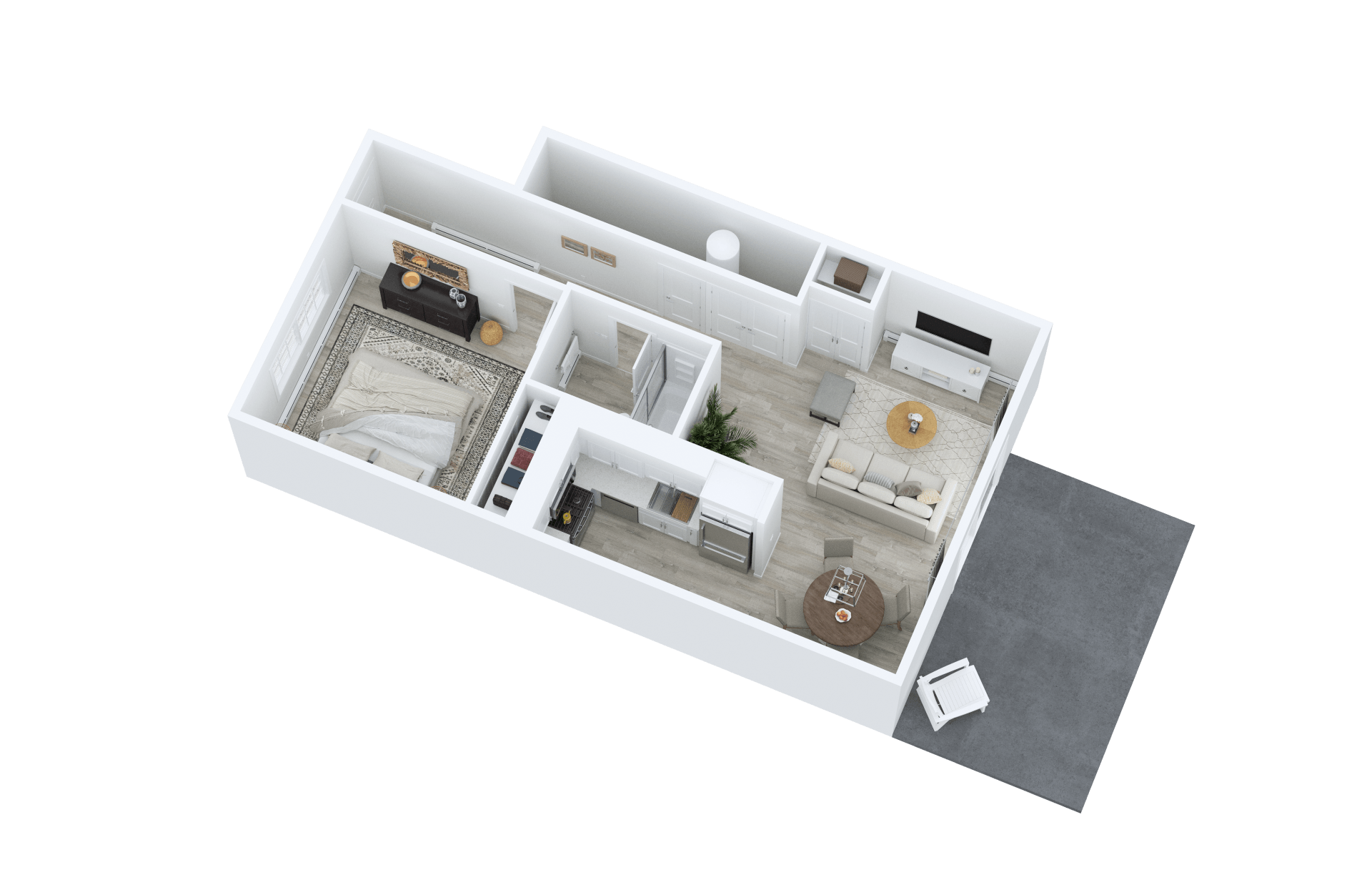 1 Bedroom Split Platinum