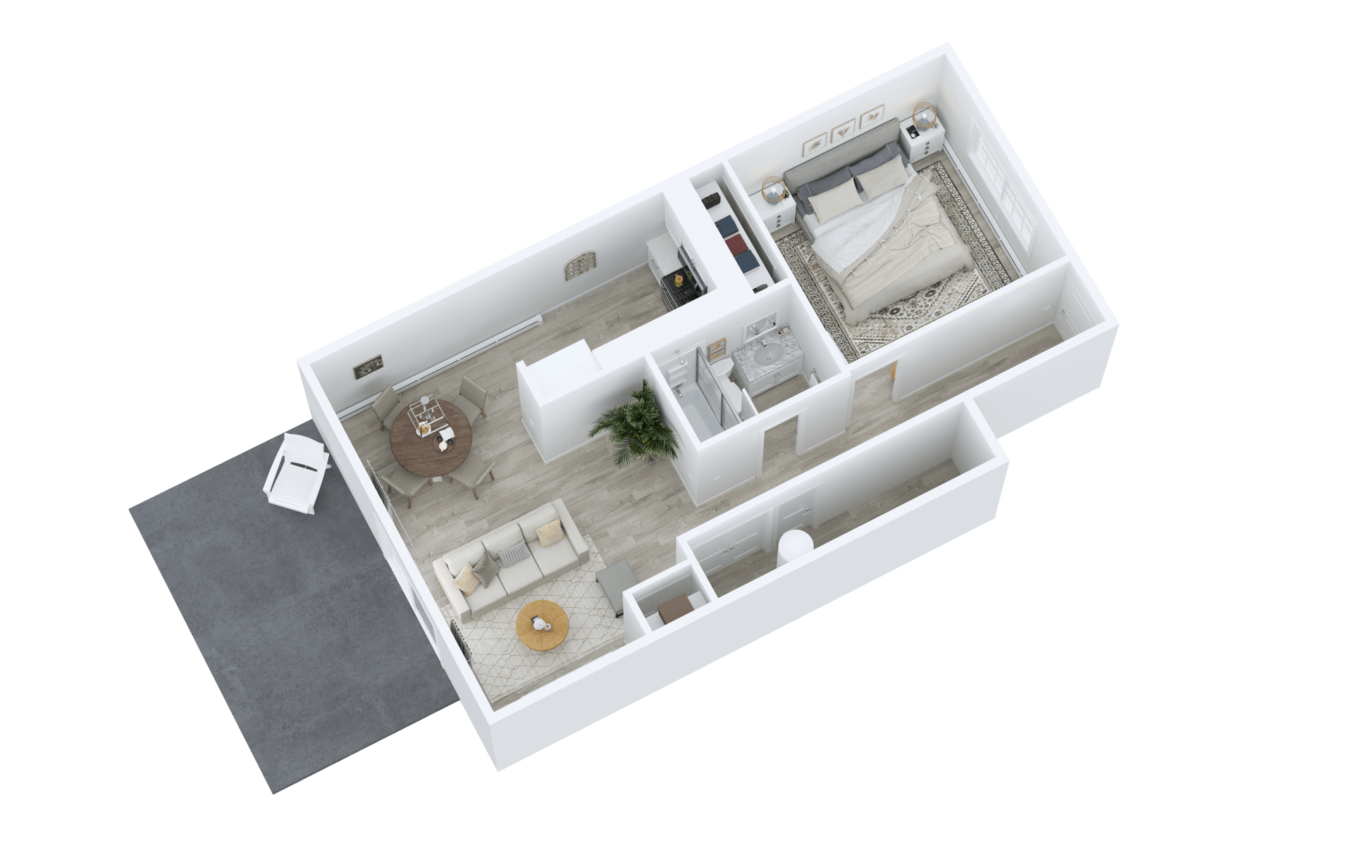 1 Bedroom Split Platinum