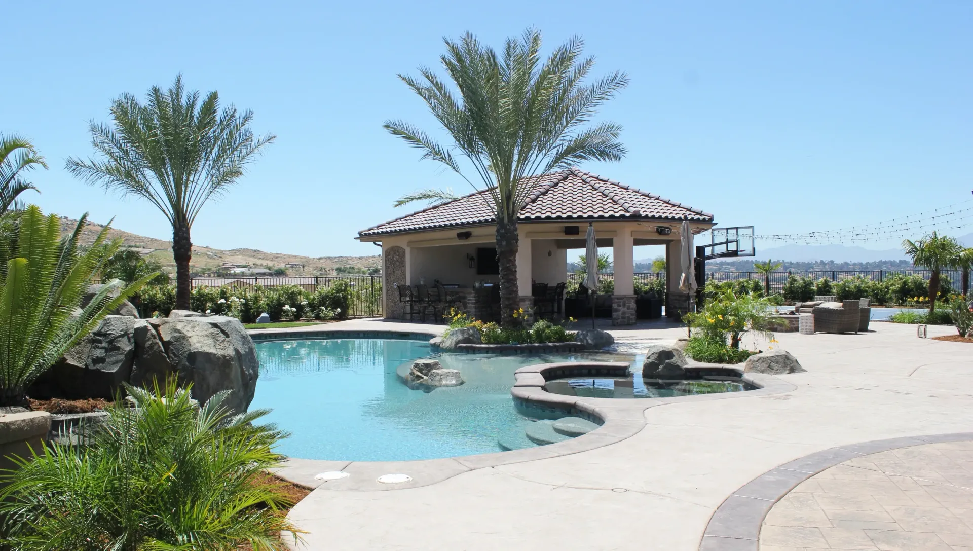 Superior Concrete Construction custom backyard pool deck